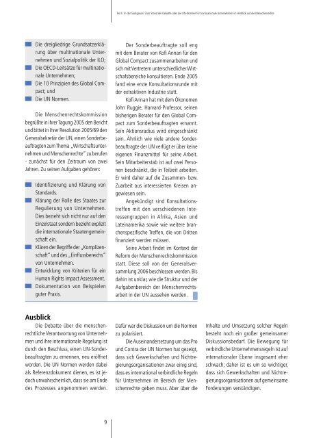 Corporate Accountability - Nord-Süd-Netz