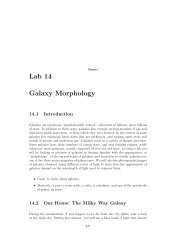 Lab 14 Galaxy Morphology - Astronomy