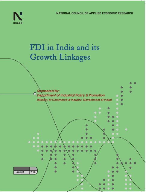 fdi in india and its growth linkages - Department Of Industrial Policy ...