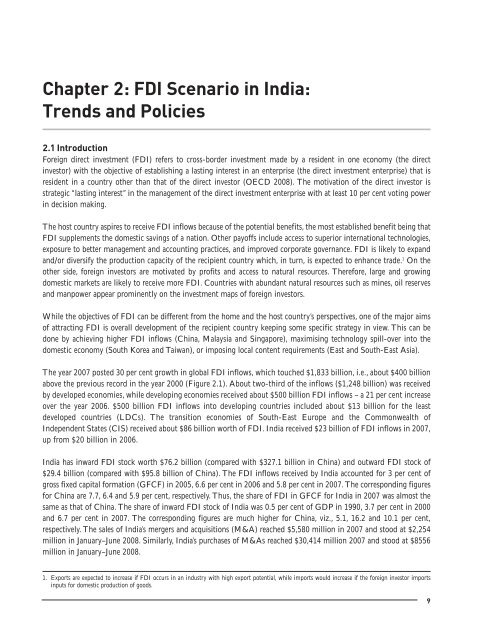 fdi in india and its growth linkages - Department Of Industrial Policy ...