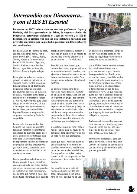 Revista del instituto. - IES Juan de Herrera - Comunidad de Madrid