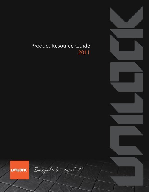 Unilock Product Data Booklet