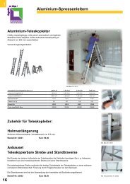 Günzburg Teleskopleitern - Leitern Kesting