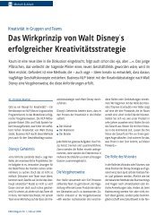 Das Wirkprinzip der Kreativitätsstrategie - Institut für Business-Nlp