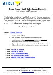 Troubleshooting ELISA - Sekisui Virotech GmbH