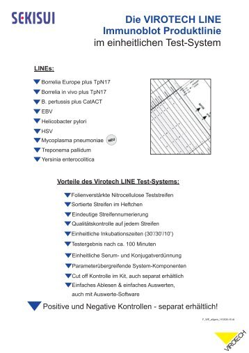 Infoflyer - Sekisui Virotech GmbH