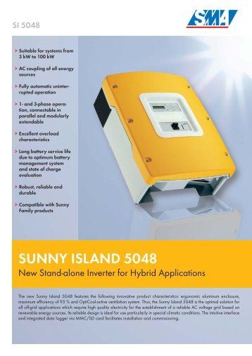 SMA Sunny Island 5048 - Energy Matters