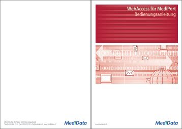 WebAccess für MediPort Bedienungsanleitung - MediData MediPort ...