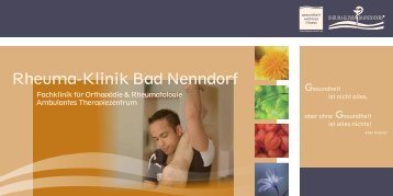 Rheuma-Klinik Bad Nenndorf - Staatsbad Nenndorf