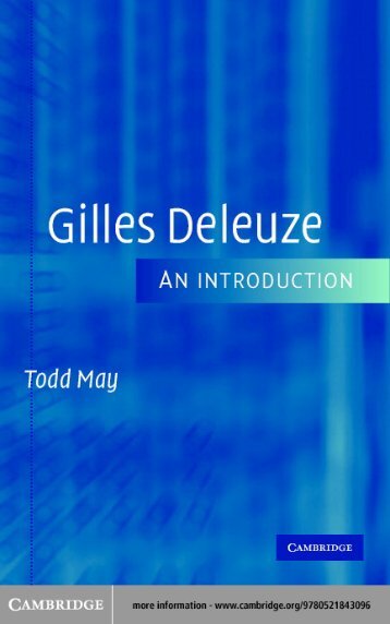 Gilles Deleuze An Introduction.pdf - Archivo