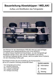 Beschreibung für WEDICO Chassis - Leimbach Modellbau ...