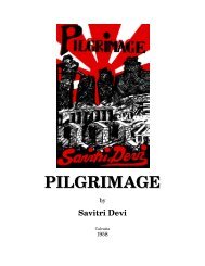 PILGRIMAGE - SAVITRI DEVI Archive