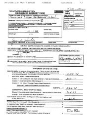 DISCLOSURE SUMMARY PAGE uAN ' 3 2005 DR-2 tI /. 3 9