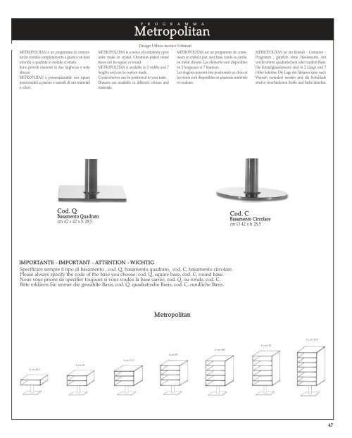 NUOVO LISTINO URBINATI PDF:Layout 1 - Design & Color Co.
