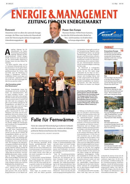 Enbw Energy Solutions Gmbh Stuttgart Contracting Award
