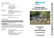 Einladung Besinnungstag 4. November 2012 - LIGA Rheinland-Pfalz