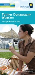 Heurigenkalender Tullner Donauraum-Wagram - Wachau