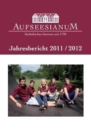 Unsere Internats- und Tages- schüler/innen 5 ... - Aufseesianum