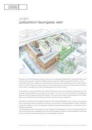 projekt justizzentrum baumgasse, wien - Hohensinn Architektur
