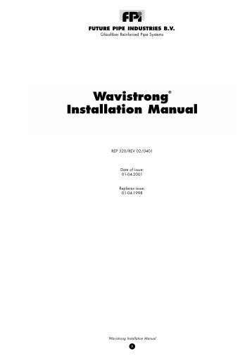 Installation Manual - Future Pipe Industries