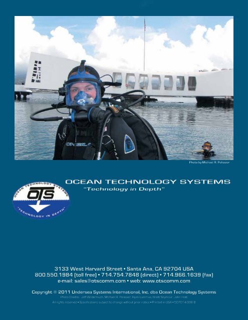 Product Catalog - Ocean Technology Systems