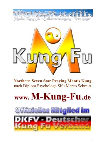 Northern Seven Star Praying Mantis Kung Fu in der - M-Kung-Fu.de