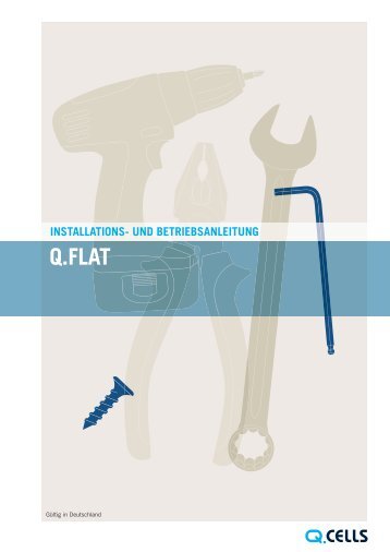 Installations- und Betriebsanleitung Q.FLAT PDF-Download - Q.Cells