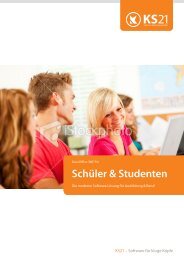 Schüler & Studenten - KS21 Software & Beratung GmbH