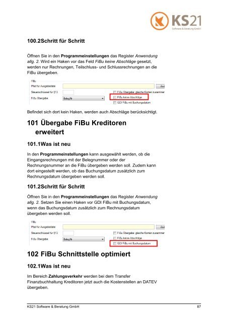 erweitert - KS21 Software & Beratung GmbH