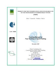 Training Manual for Tour Guiding in Sport Fishing - Mesoamerican ...