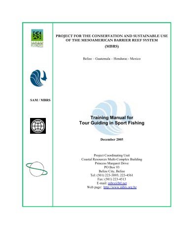 Training Manual for Tour Guiding in Sport Fishing - Mesoamerican ...