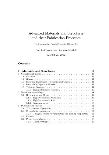 Advanced Materials and Structures and their Fabrication ... - Aimme