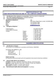 Safety Data Sheet - JML Direct