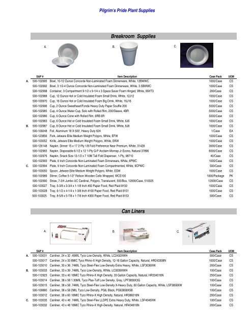 Janitorial & Sanitation Supplies - Unisource Link E-Commerce