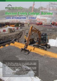 Blessed Trinity College, Burnley, UK: SC-740 Installation - StormTech