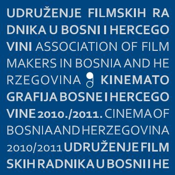 filmski festival - Udruženje filmskih radnika Bosne i Hercegovine