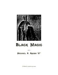 Michael A. Aquino – Black Magic