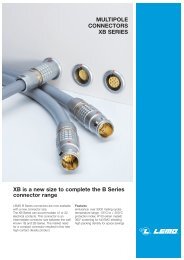 Brochure XB_en:cover - LEMO Connectors Benelux