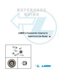 Concentric Contact Guide - Lemo