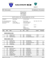 Ergebnisliste - WSV Mehrstetten