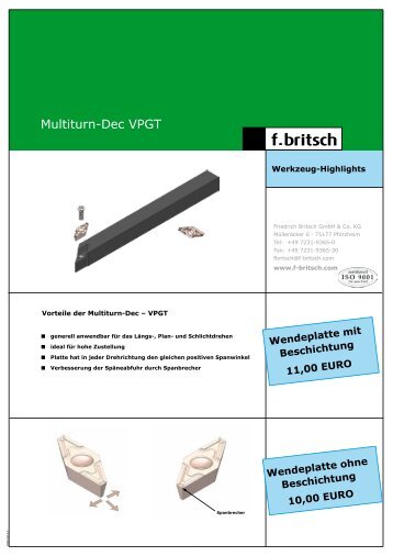 Multiturn-Dec VPGT - Friedrich Britsch GmbH & Co. KG