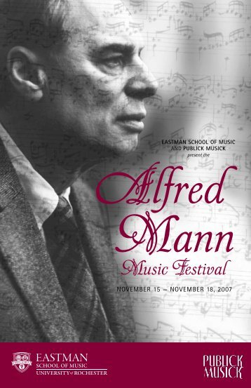 Alfred Mann 1 - Publick Musick