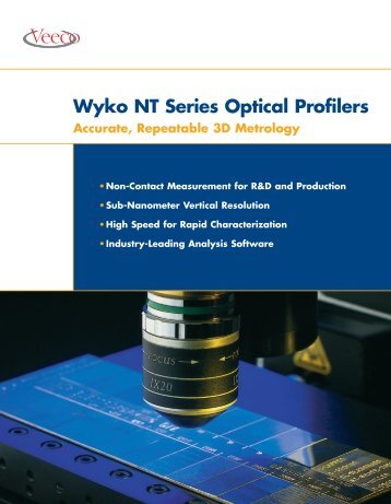 Wyko NT Series Optical Profilers - CAAT