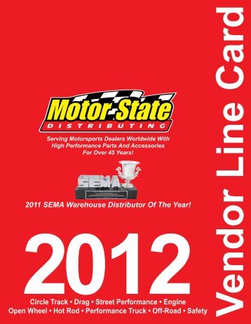 2011 SEMA Warehouse Distributor Of The Year! - Motor State ...