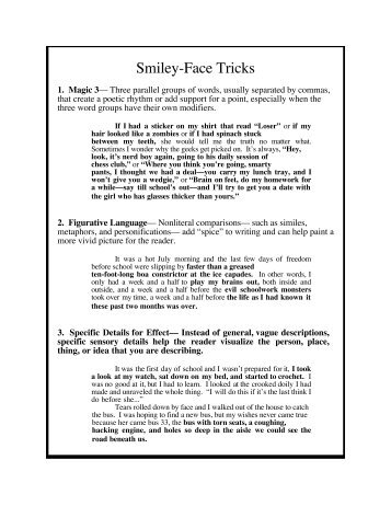 Smiley-Face Tricks - Kirkwood School District