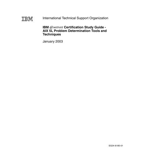 AIX 5L Problem Determination - IBM Redbooks