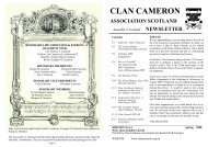 spring08 2 - The Clan Cameron Association Scotland.
