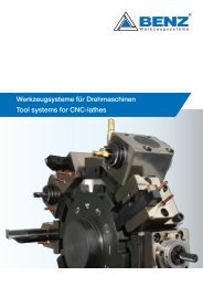 Sauter Revolver VDI 40 / DIN 5480 - BENZ GmbH Werkzeugsysteme