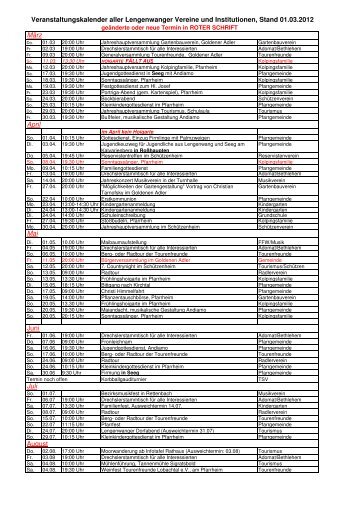 Veranstaltungskalender 2012 Stand 01.03.2012x - Lengenwang