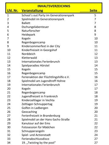 Kegeln - Stadt Lengerich